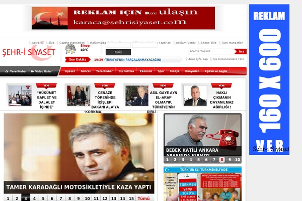 sehrisiyaset.com site used Neva-y