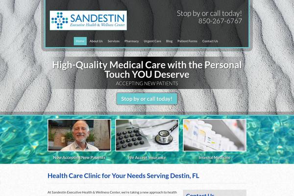 MediCure theme site design template sample