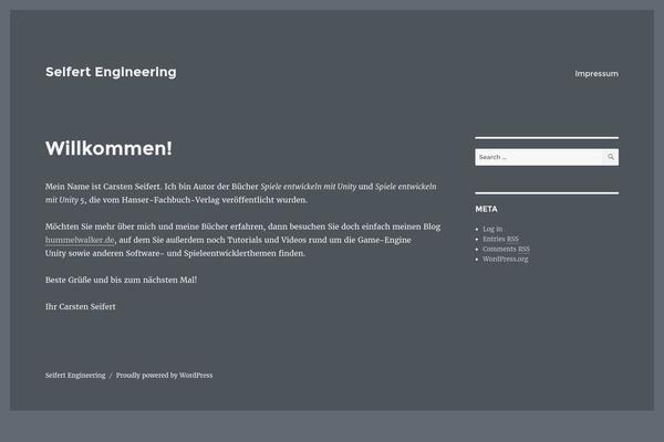 Twenty Thirteen theme site design template sample