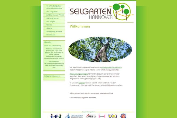 seilgarten-hannover.de site used Seilgartenhannover