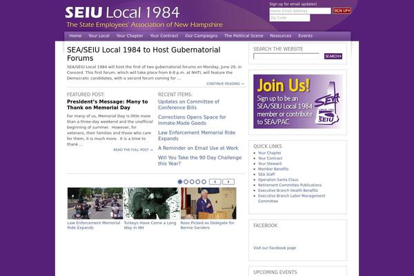 Seiu2011 theme site design template sample