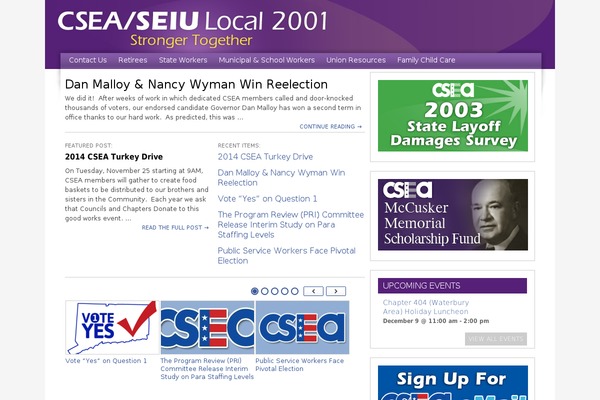 Seiu2011 theme site design template sample