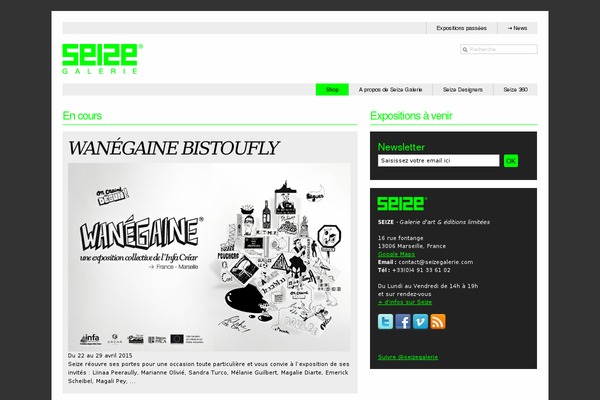 seizegalerie.com site used Monochrome-pro