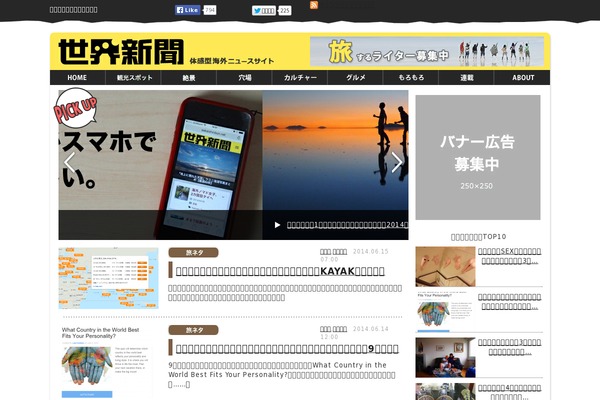 sekaishinbun.net site used Sekaishinbun
