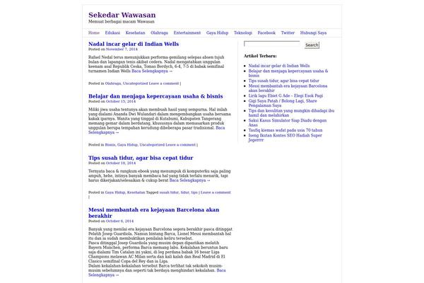 sekedarwawasan.com site used Plusminus