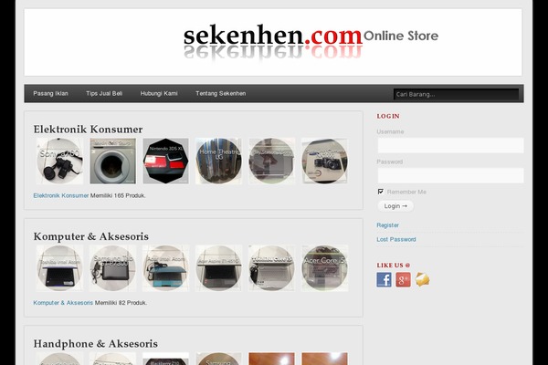 WordPress website example screenshot