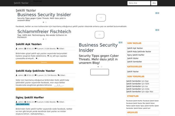 sekilliyazilar.net site used Ads1