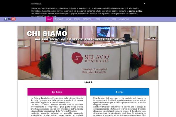 selavio.com site used Selavio-tema