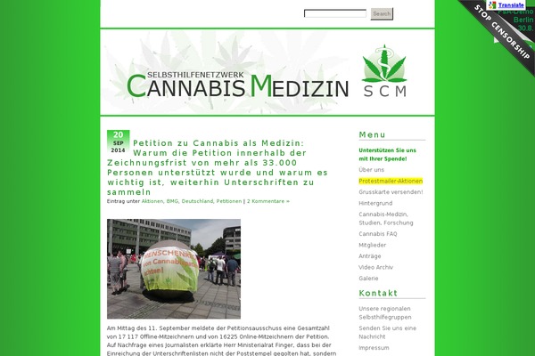 selbsthilfenetzwerk-cannabis-medizin.de site used Metro-mag