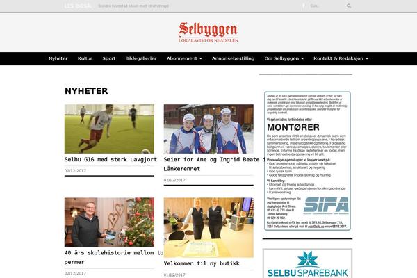 selbyggen.no site used Newsroom-publisher-theme