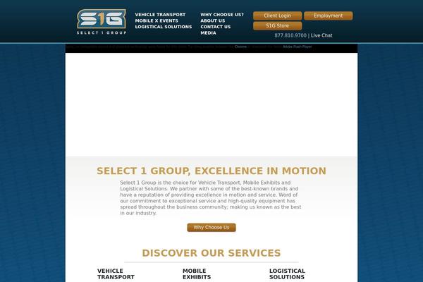 select1 theme websites examples