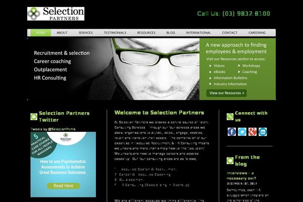 selectionpartners.com.au site used Selectionpartners