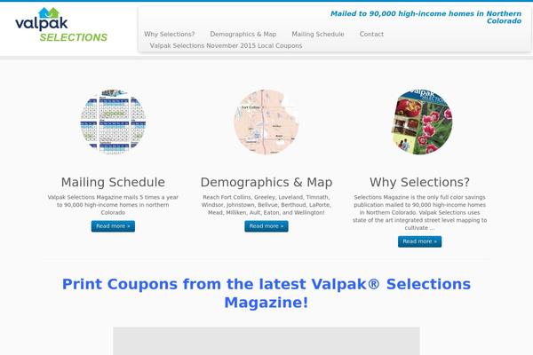 Customizr theme site design template sample