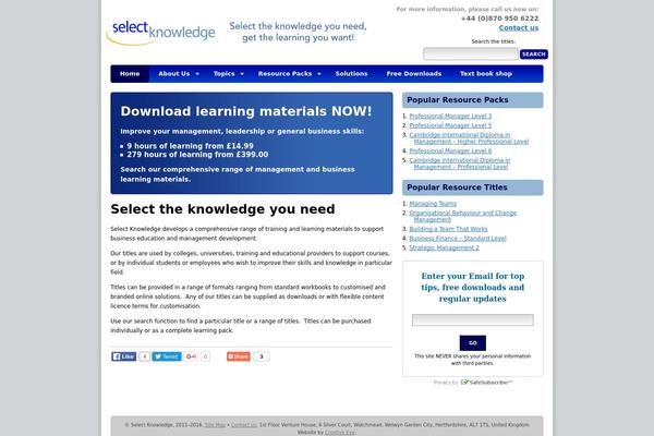 WordPress website example screenshot