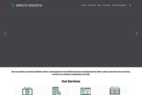 selectosolutions.com site used Cruxstore-child