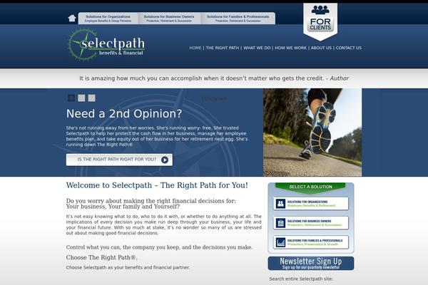 selectpath.ca site used Tactibrand
