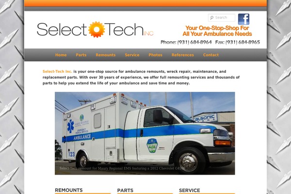 selecttechambulances.com site used Selecttech