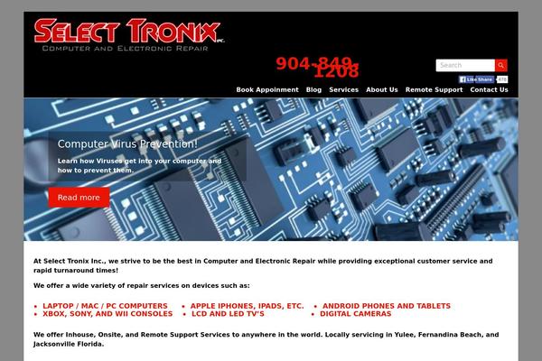 Spacious theme site design template sample