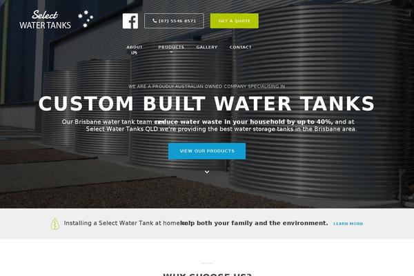 selectwatertanks.com.au site used Selectwatertanks