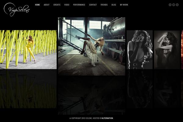 Core theme site design template sample