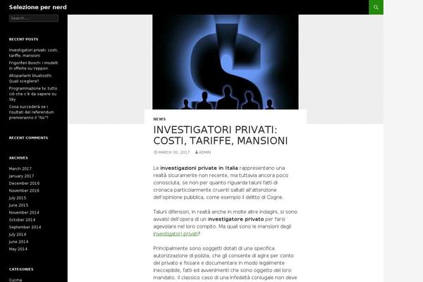 Twenty Fourteen theme site design template sample