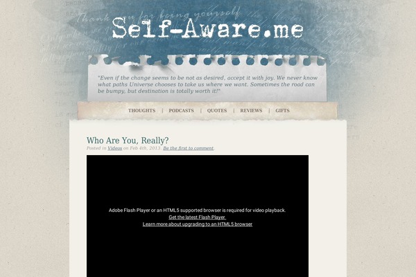 self-aware.me site used Zen-in-grey-10