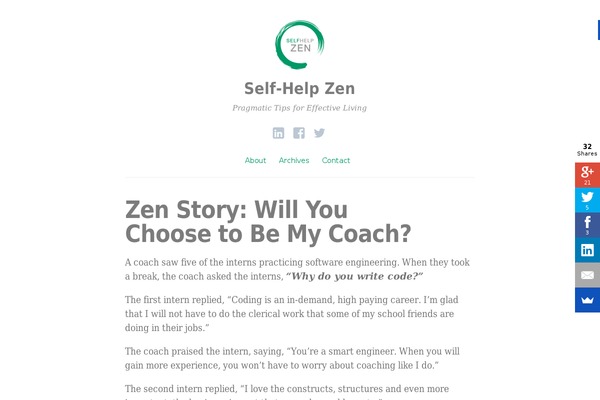 selfhelpzen.com site used Independent Publisher