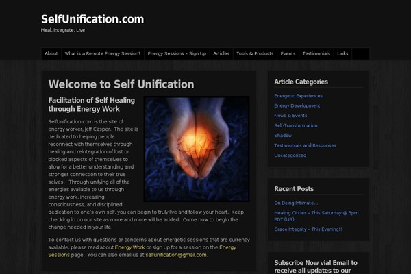 selfunification.com site used Wp-mysterious-1