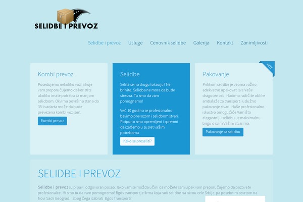 selidbeiprevoz.rs site used Glass