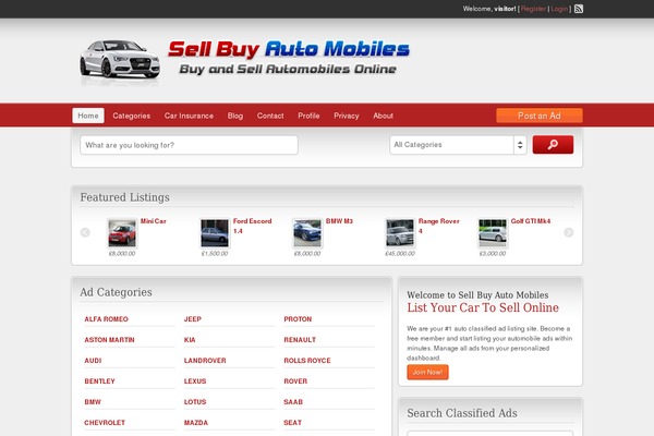 sellbuyautomobiles.com site used Classipress1