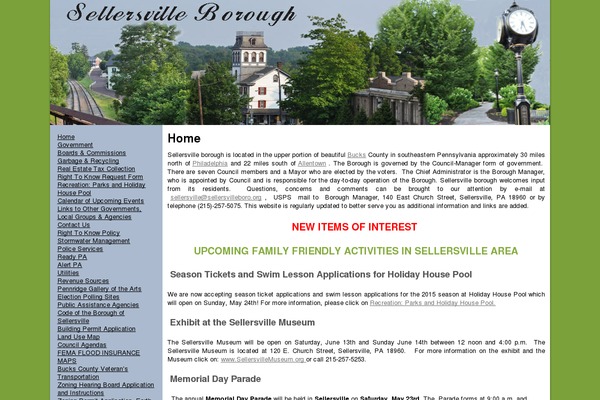 sellersvilleboro.org site used Sellersville