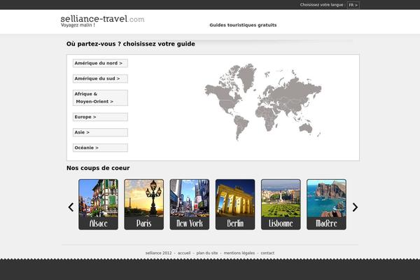 selliance-travel.com site used Portail