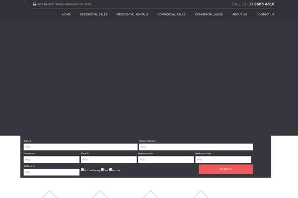 Yreg-estate theme site design template sample