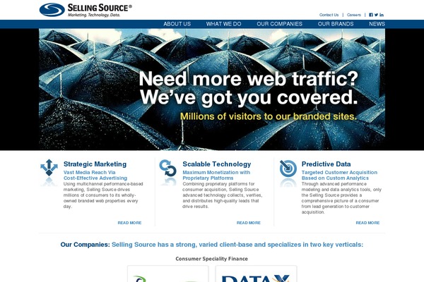 sellingsource.com site used Selling-source