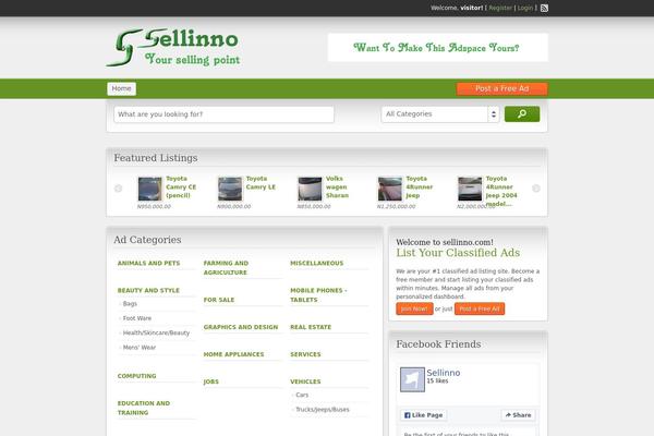 sellinno.com site used ClassiPress