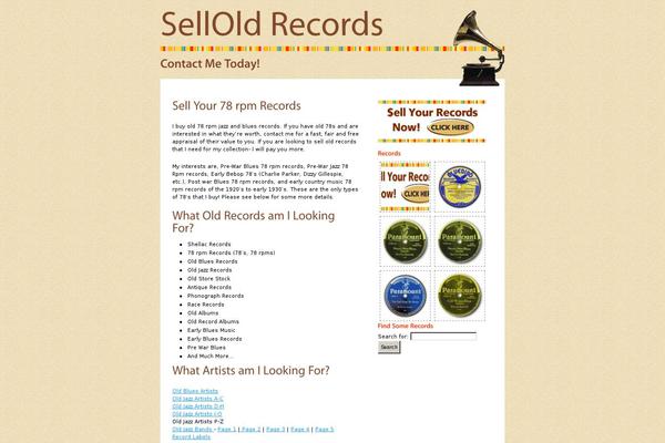 selloldrecords.com site used Posters