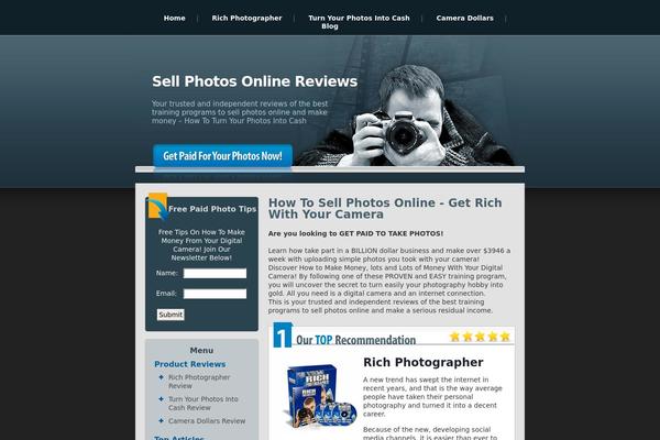 WordPress website example screenshot