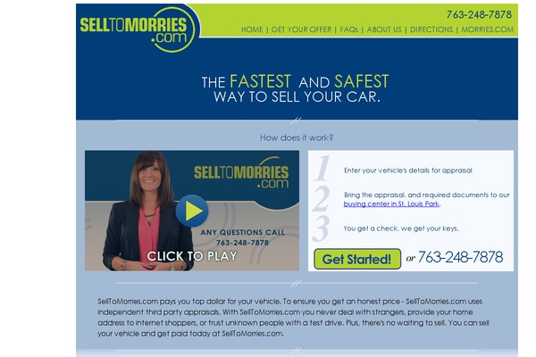 selltomorries.com site used Morriesauto