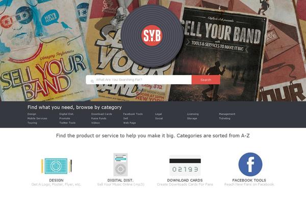 sellyourband.com site used Syb