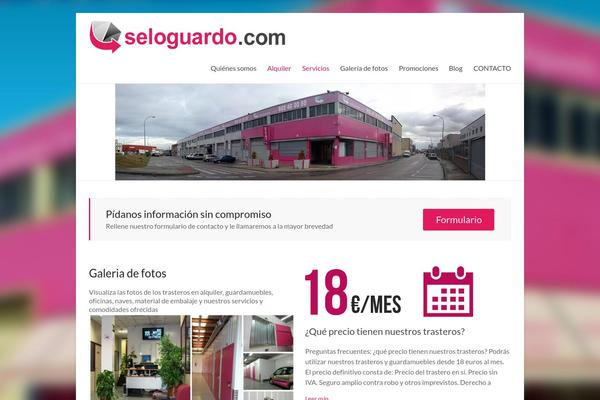 Spacious theme site design template sample