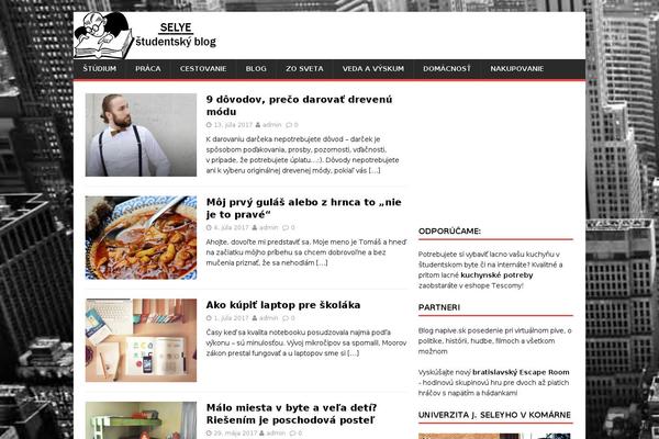 MH Magazine lite theme site design template sample