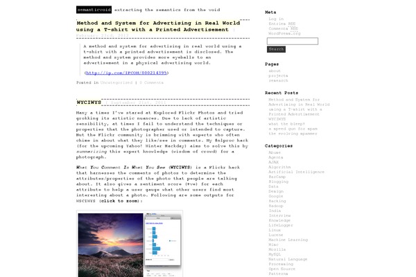 semanticvoid.com site used Geex3m