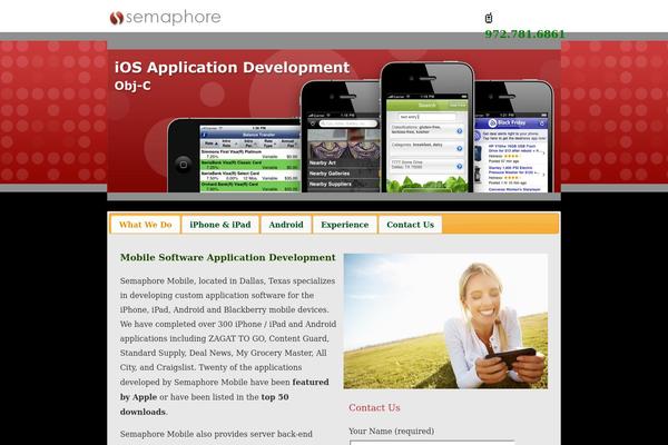 semaphore theme websites examples