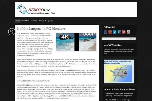 semcoinc.com site used Builder-kepler