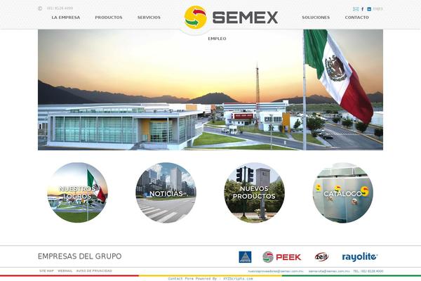 semex.com.mx site used Semex