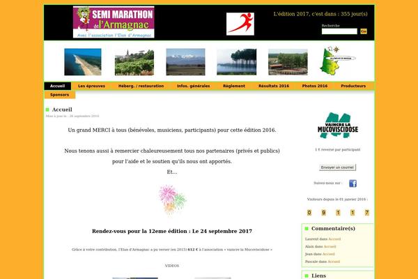 semi-marathon-armagnac.com site used Armagnac