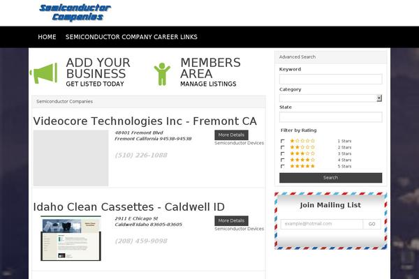 semiconductorcompanies.com site used Template_businessdirectory