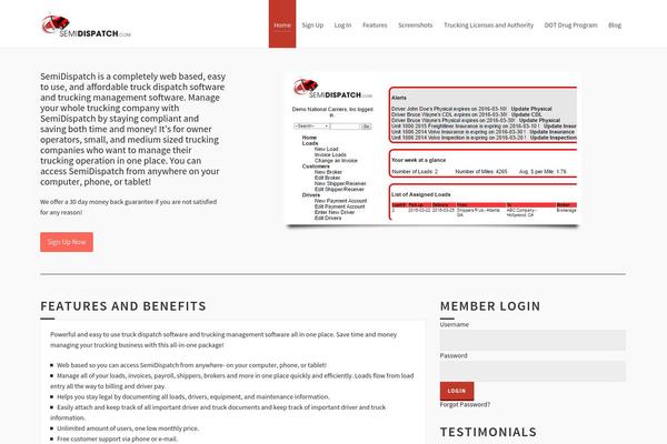 WordPress website example screenshot
