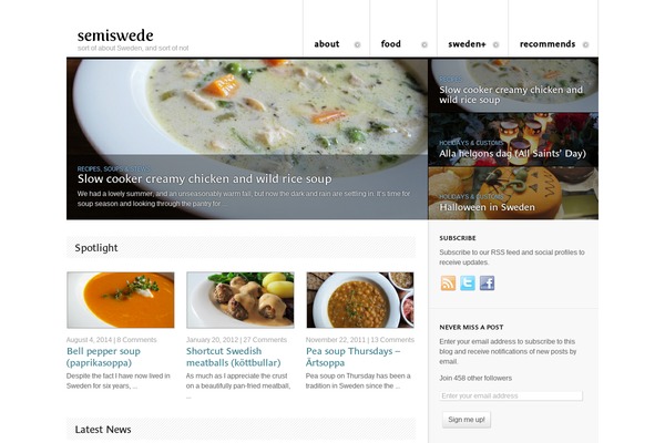 WordPress website example screenshot
