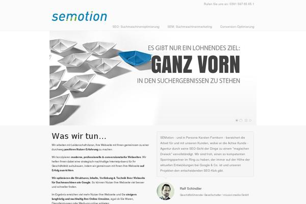 WordPress website example screenshot